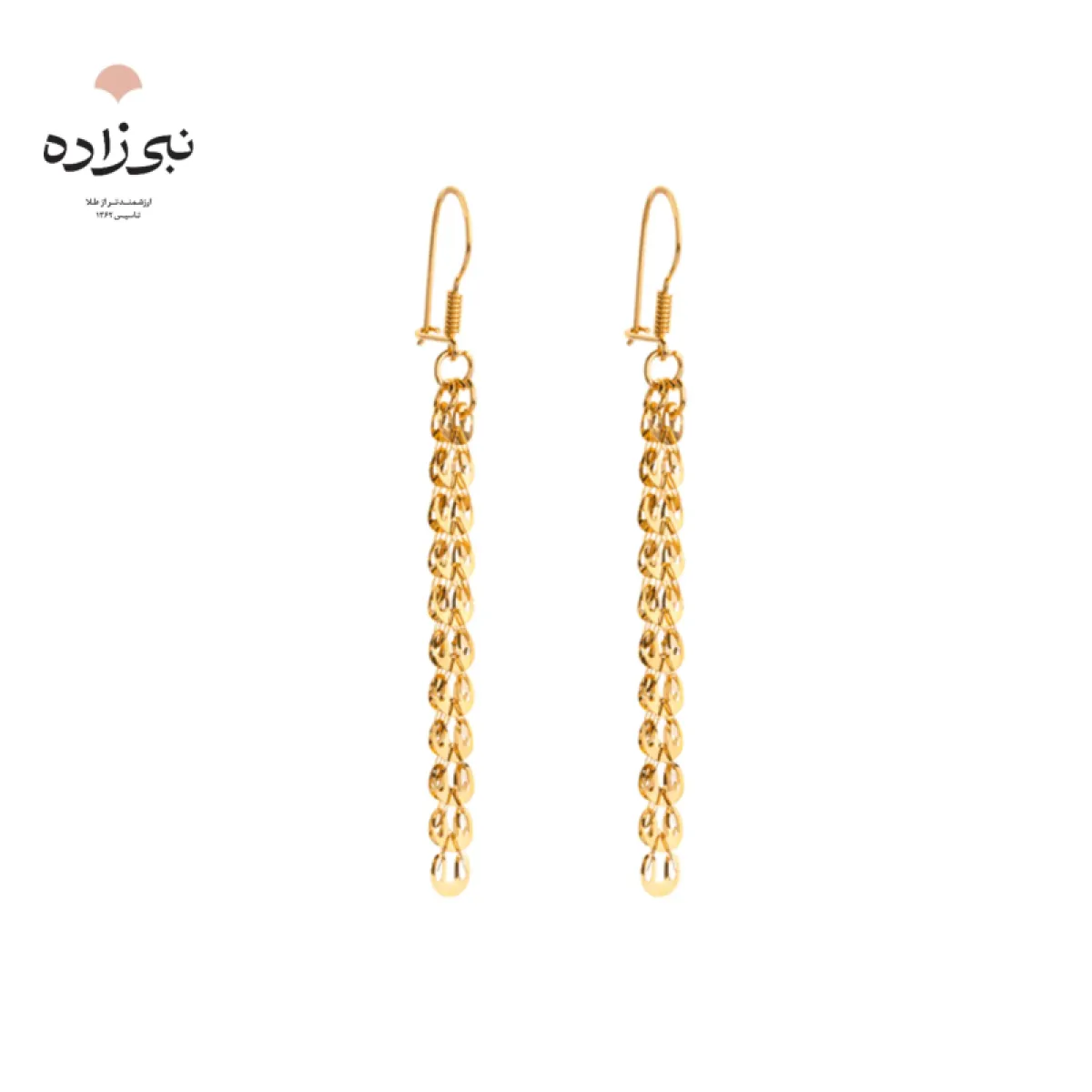 گوشواره لیزرکات طلا E041