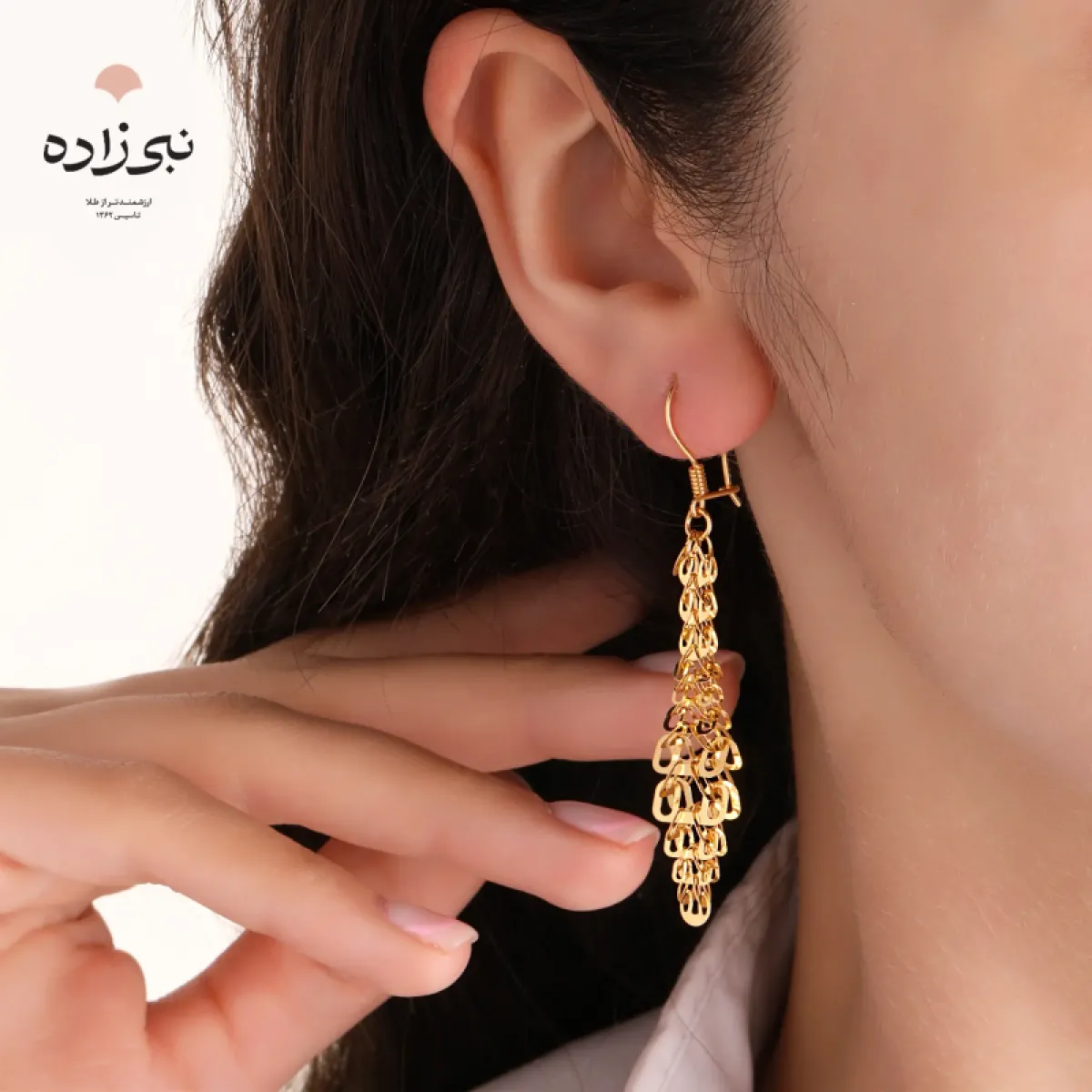 گوشواره آویز لیزرکات E111