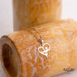 پلاک طلا کلمه مادر قلب C037