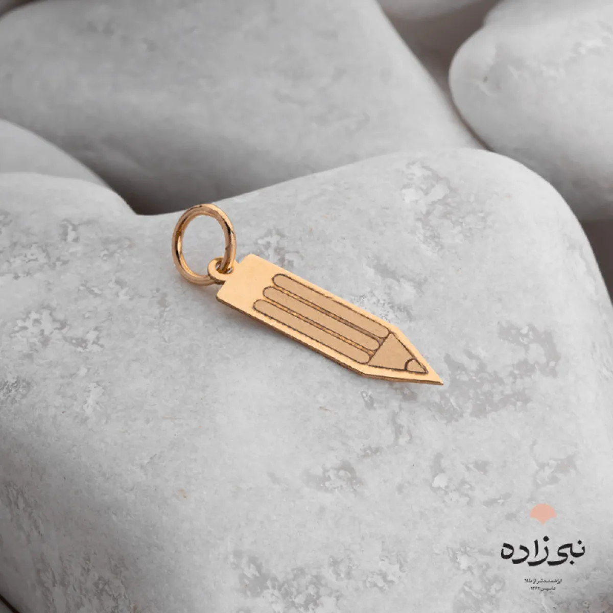 پلاک لیزری مداد طلا C051