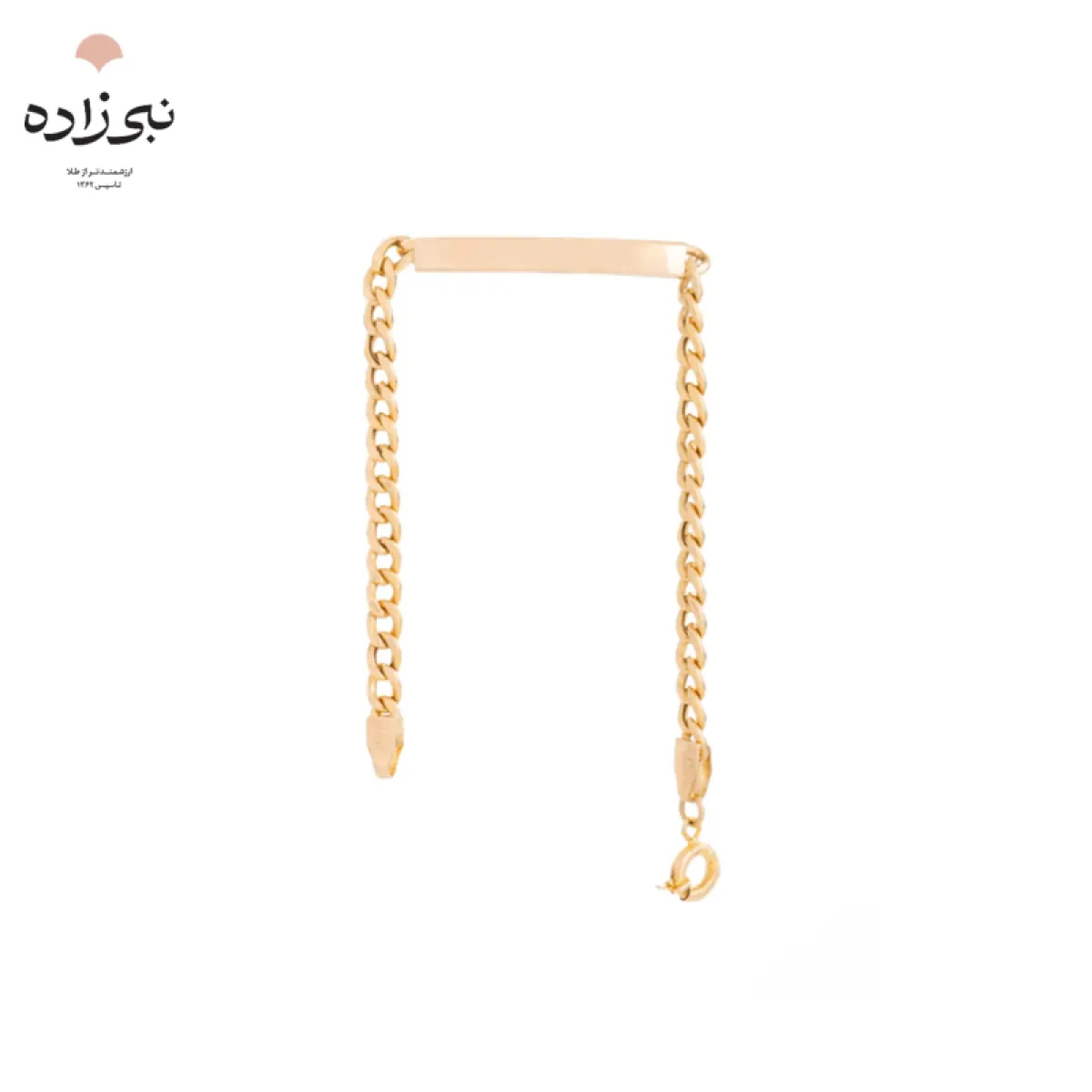 دستبند پلاک دار نوجوان B106