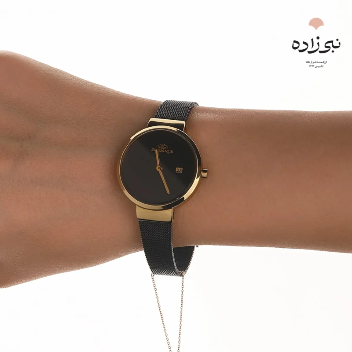 آویز ساعت لیزری برگ انجیری W001