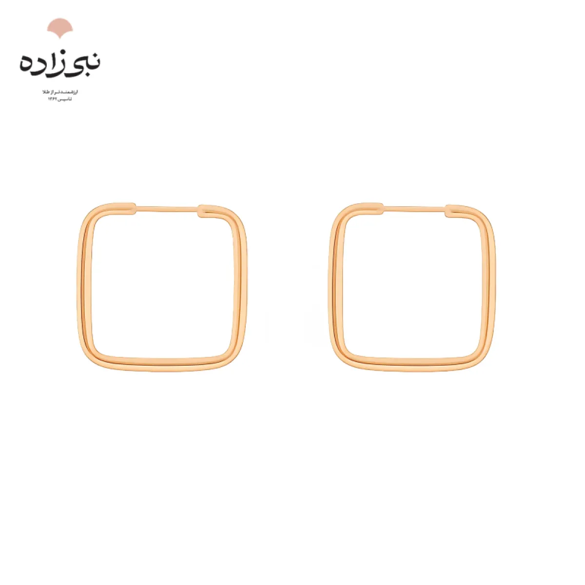 گوشواره مفتولی مربع E110