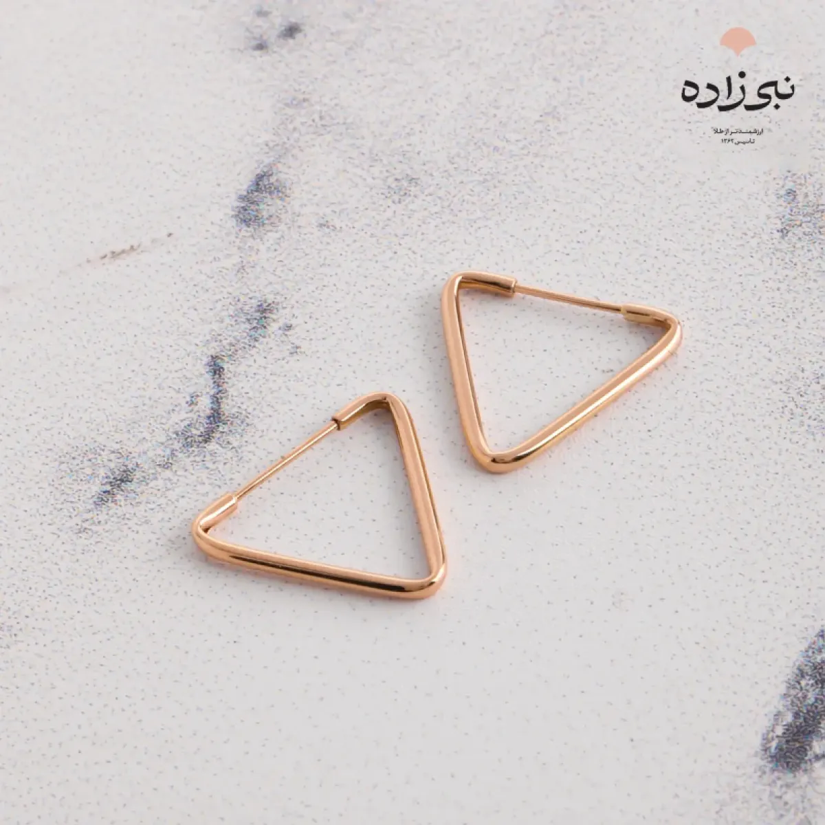 گوشواره مفتولی مثلث E109