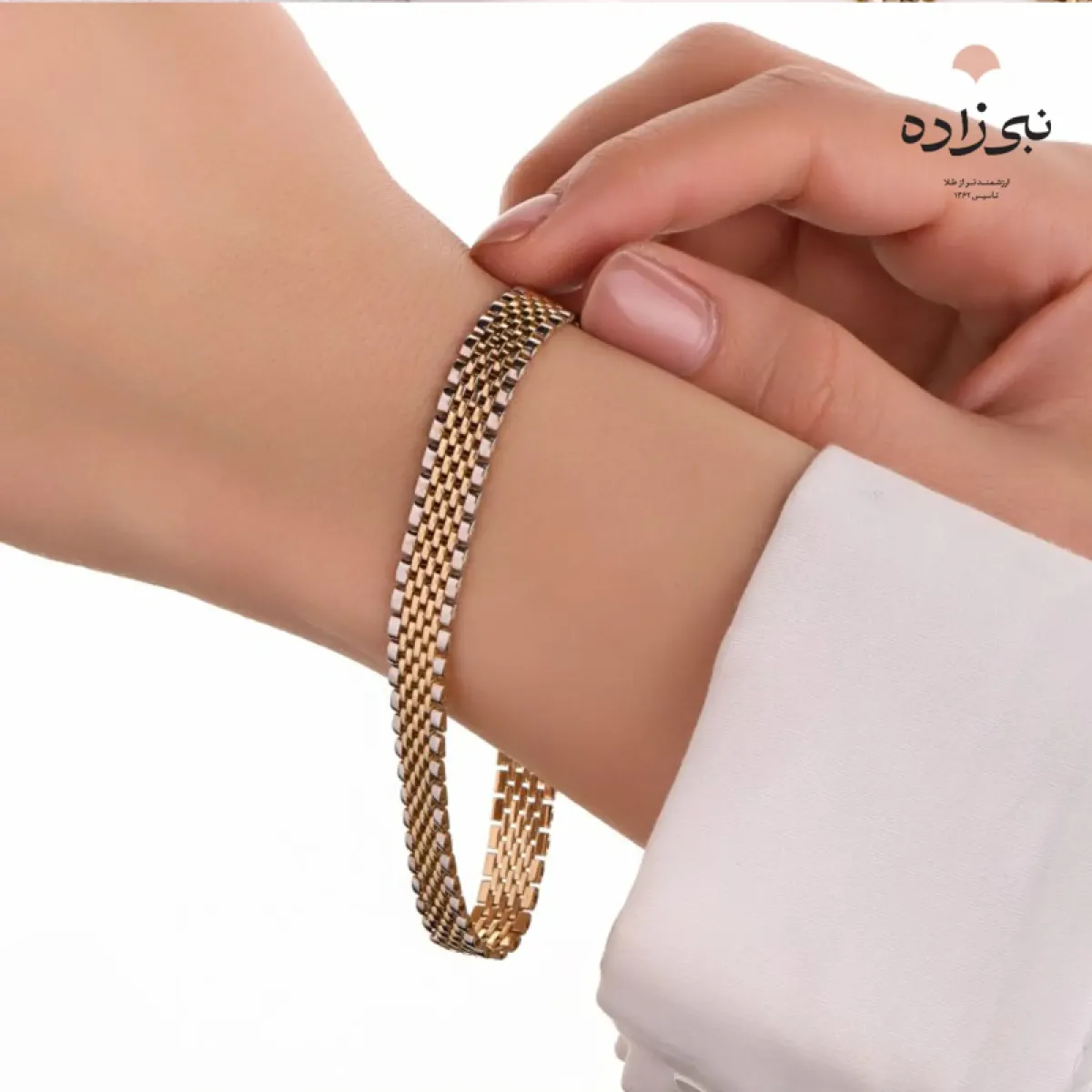 دستبند رولکس بافت یک B198