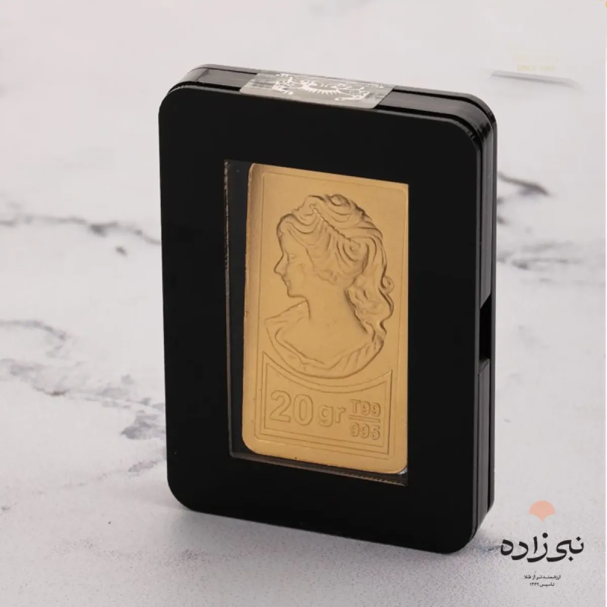 شمش 24 عیار 20 گرمی ونوس G049