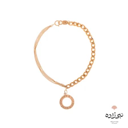 دستبند تیفانی آویز نیویورک طلا B022