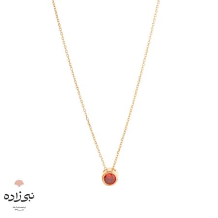 گردنبند نگین اتمی طلا N030