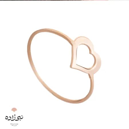 انگشتر دکوراتیو قلب طلا R024
