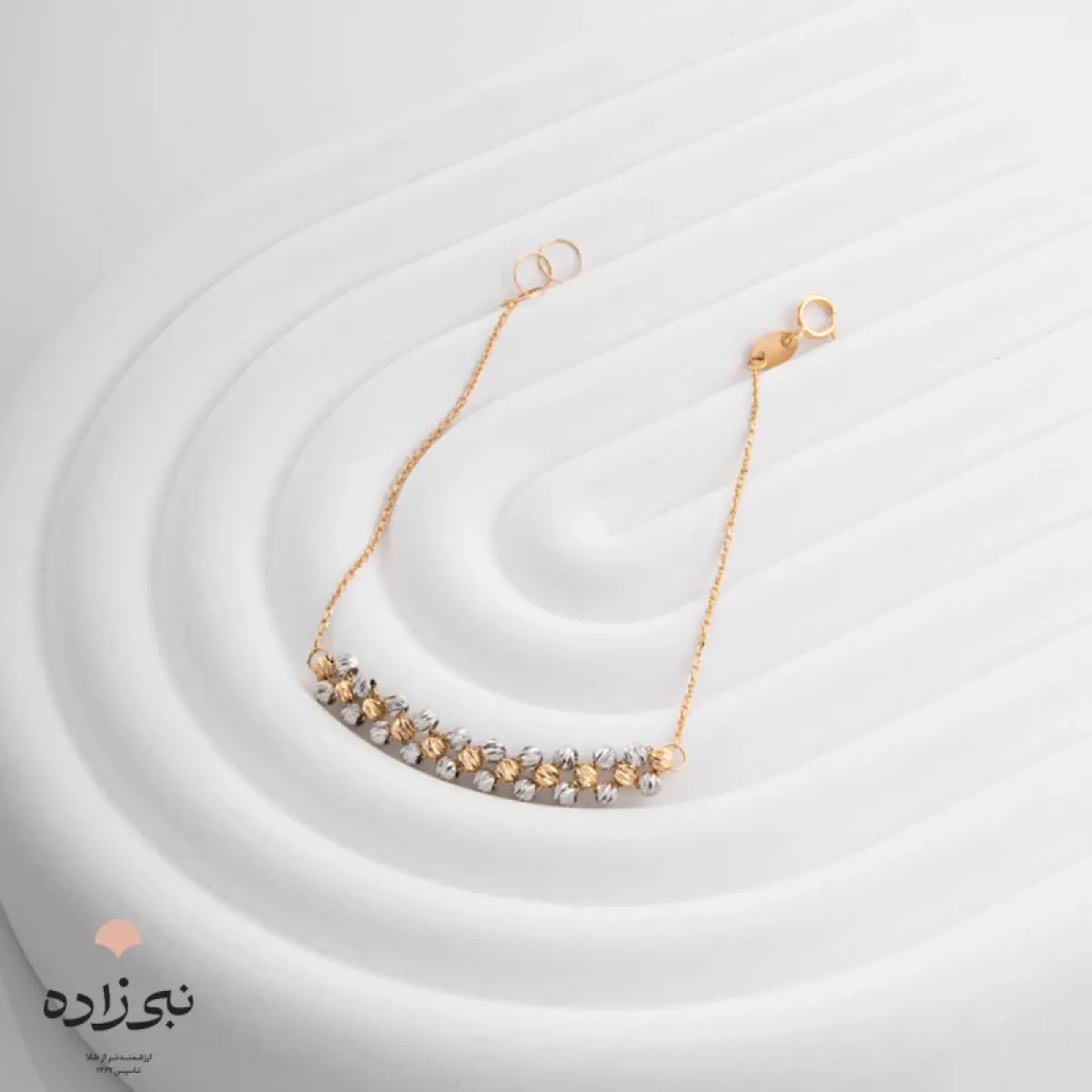 دستبند البرنادو لخت تلفیقی سه رج B111