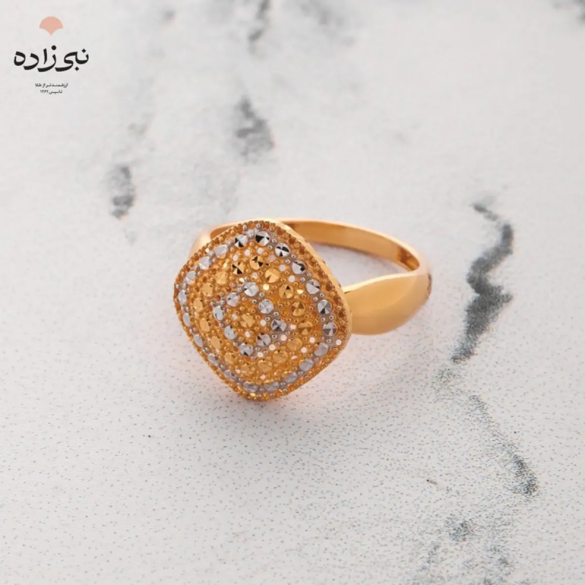 انگشتر آوا لوزی کوچک R082