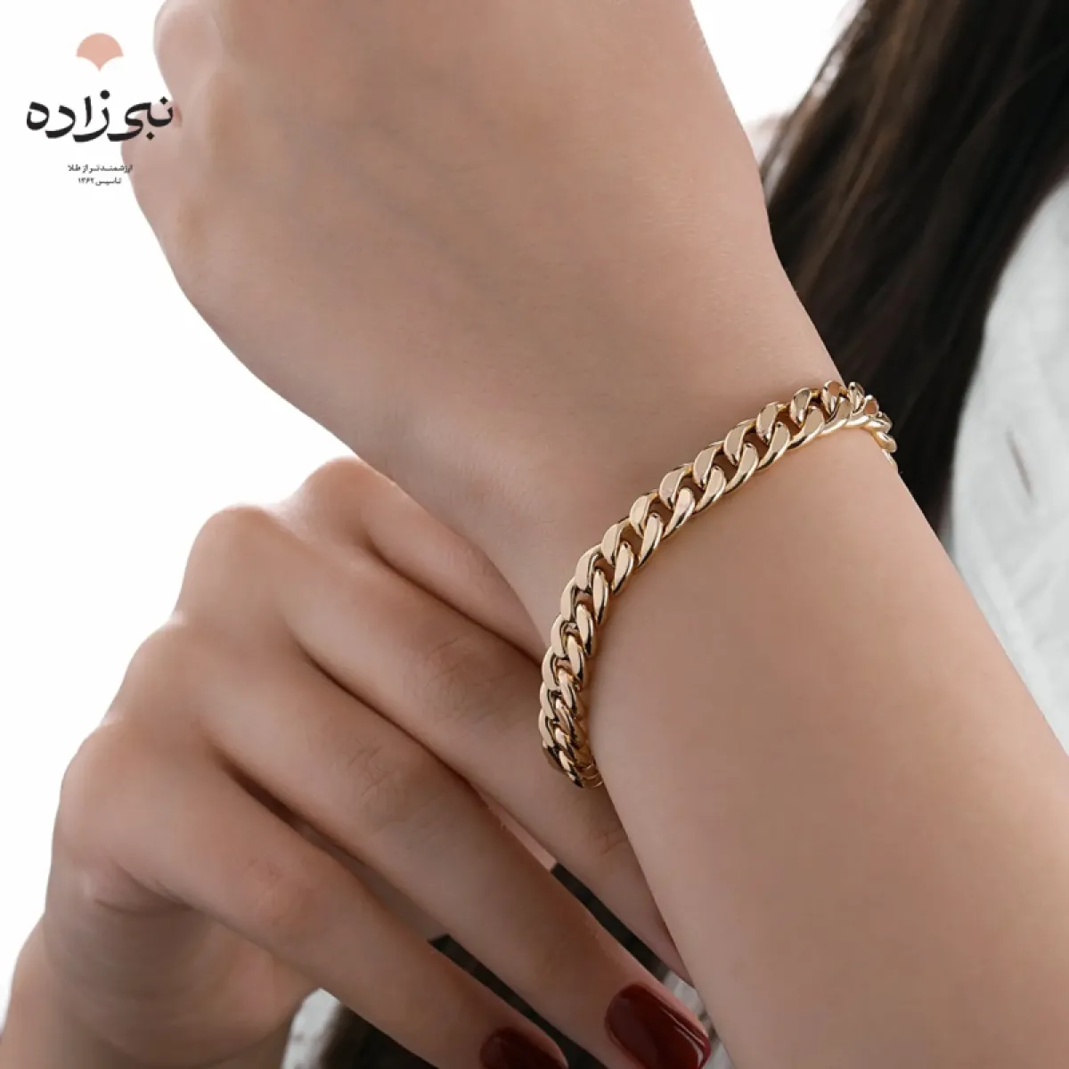 دستبند کارتیه بافت سه B093