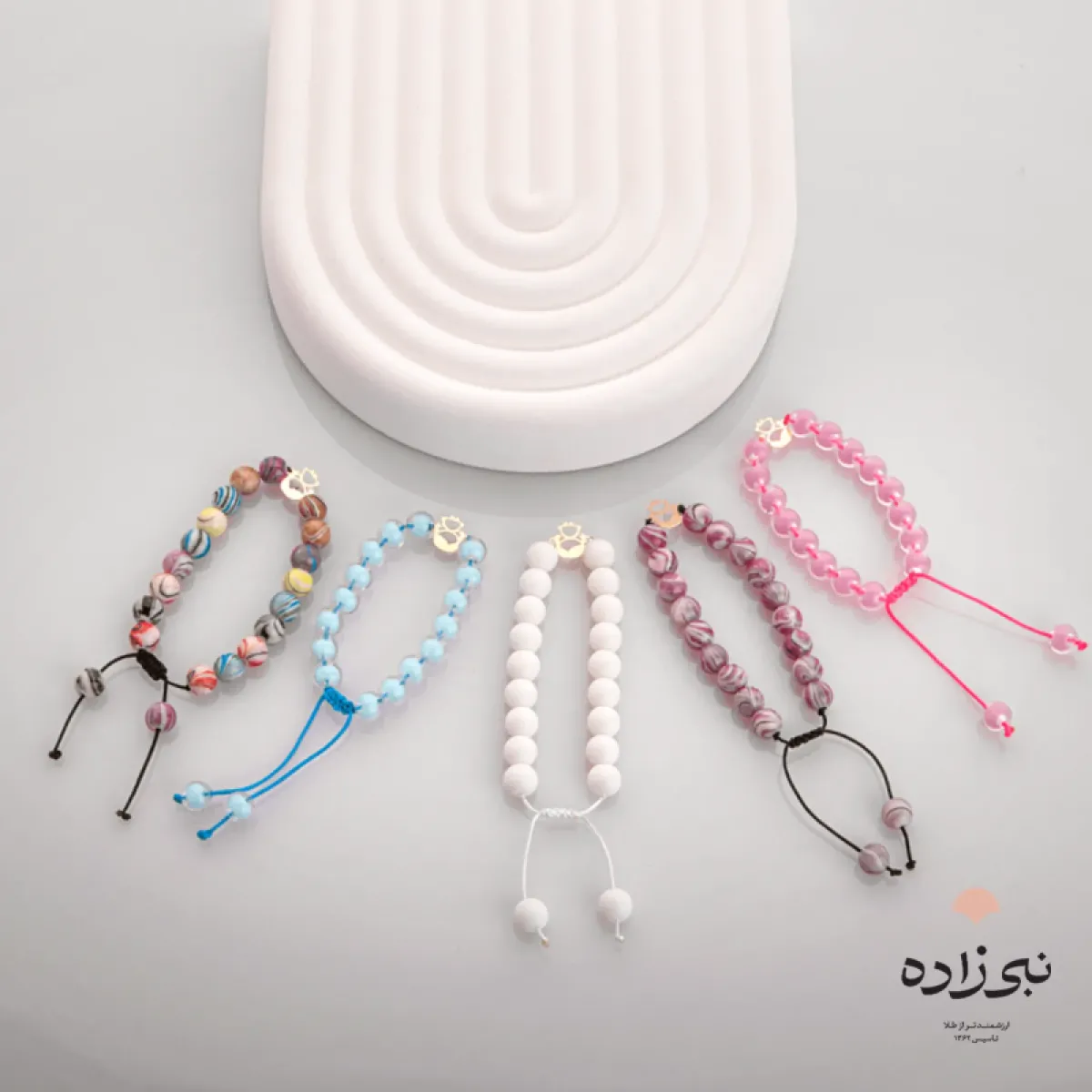دستبند سنگی دختر بچه B131