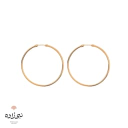 گوشواره حلقه ای ساده قطر 5 سانت E052
