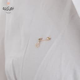 سنجاق سینه کودک پروانه طلا P005