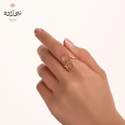 انگشتر بنگل دو دایره R075