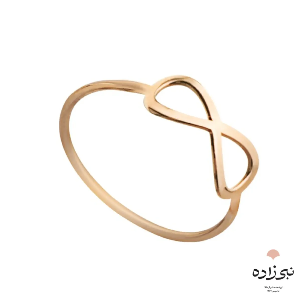انگشتر دکوراتیو بینهایت طلا R059