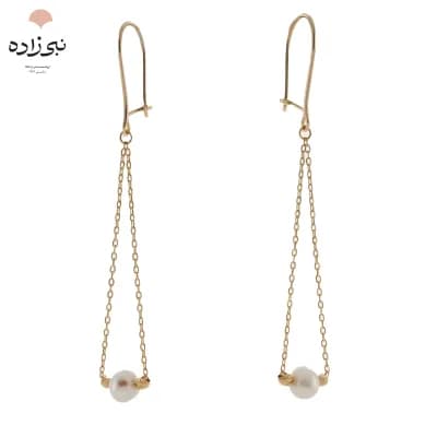 گوشواره آویز البرنادو مروارید E129