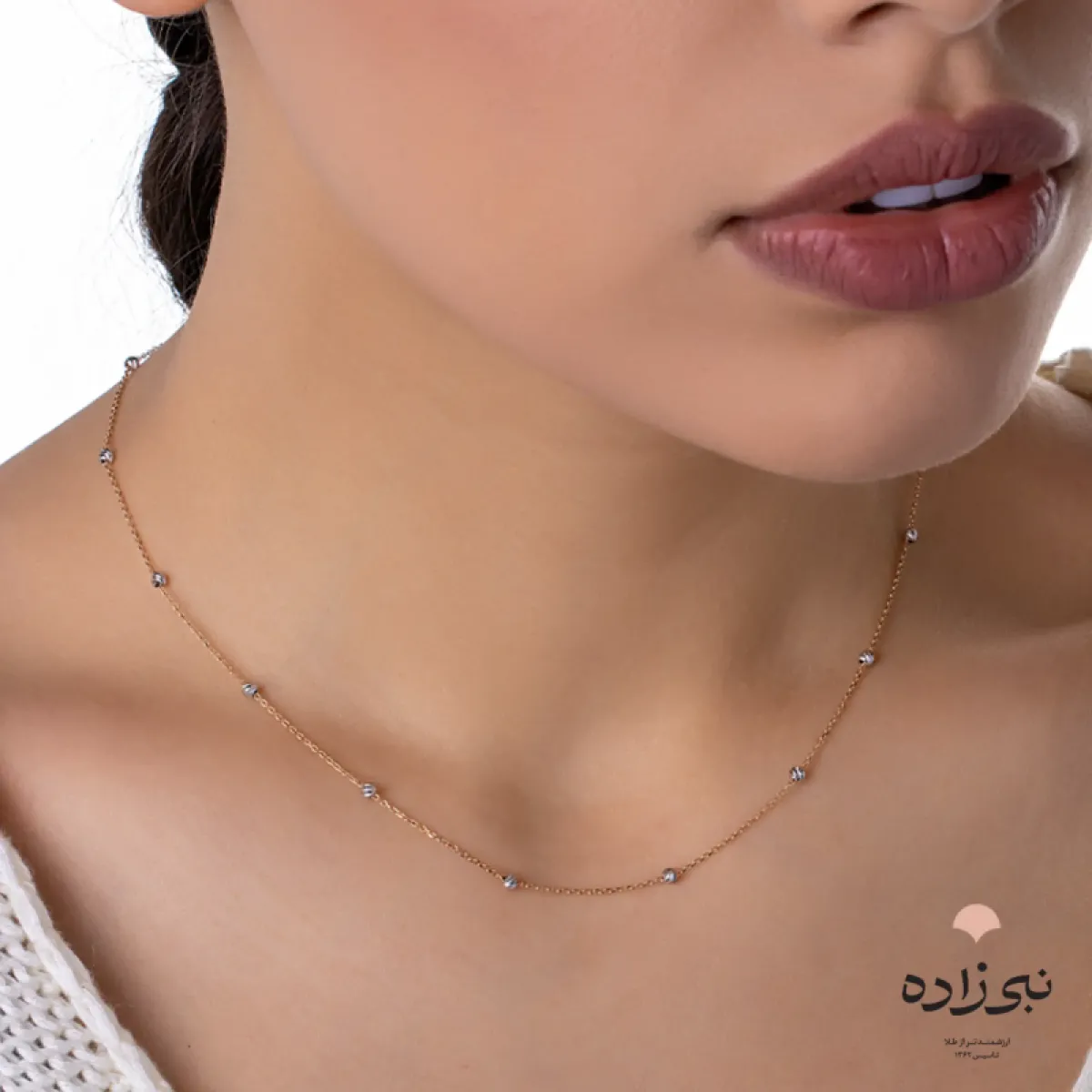 گردنبند البرنادو 13 گوی N164