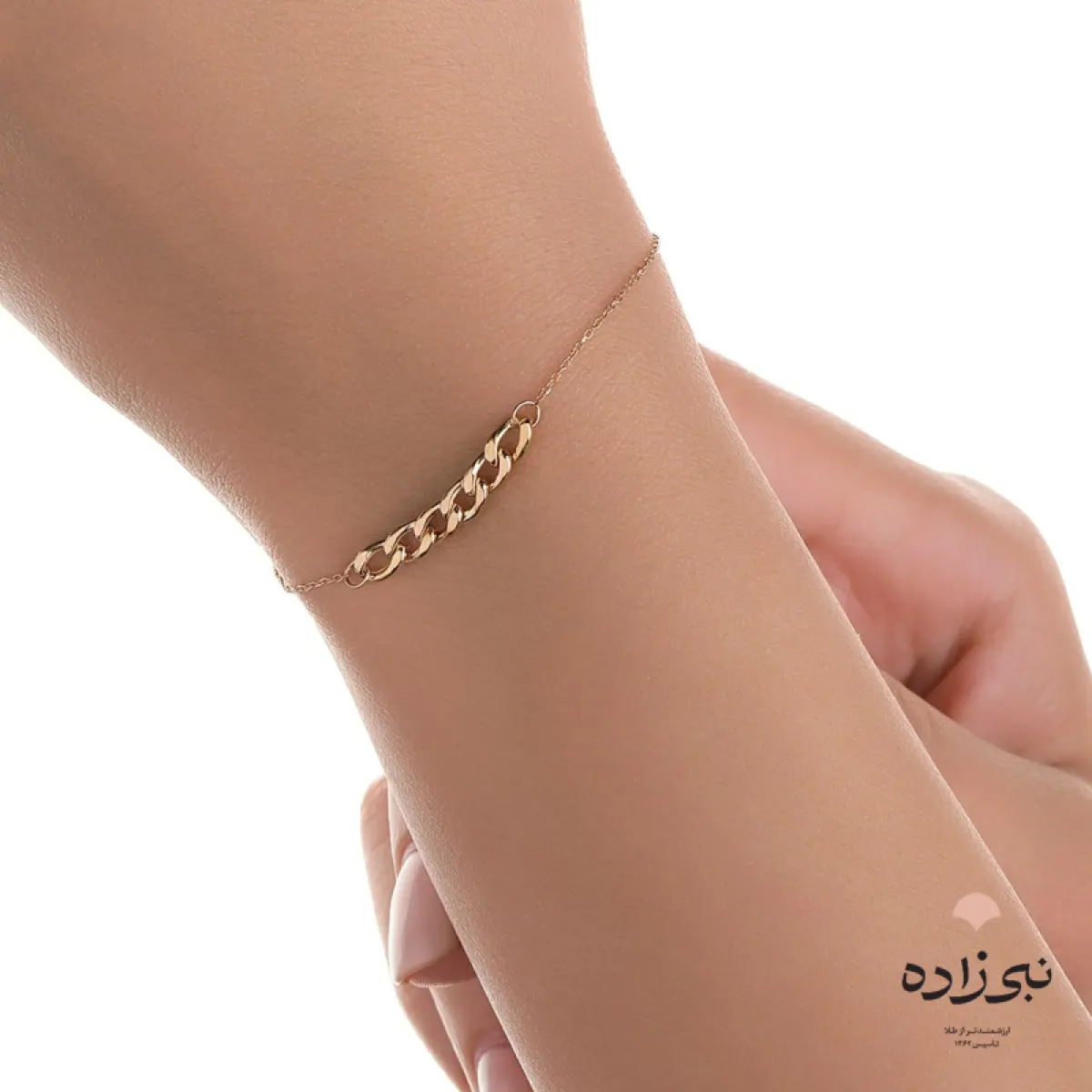 دستبند طلا کارتیه تلفیقی B002