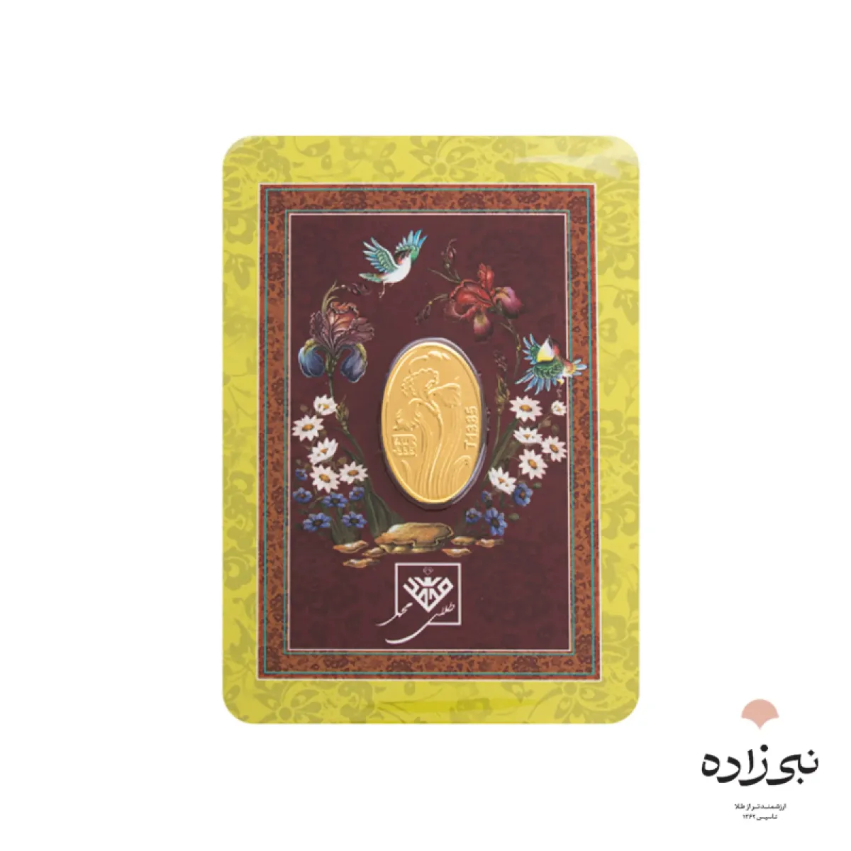 شمش 24 عیار 350 سوت زنبق G035