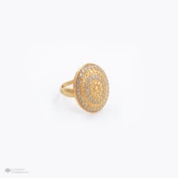 انگشتر آوا بیضی بزرگ R070