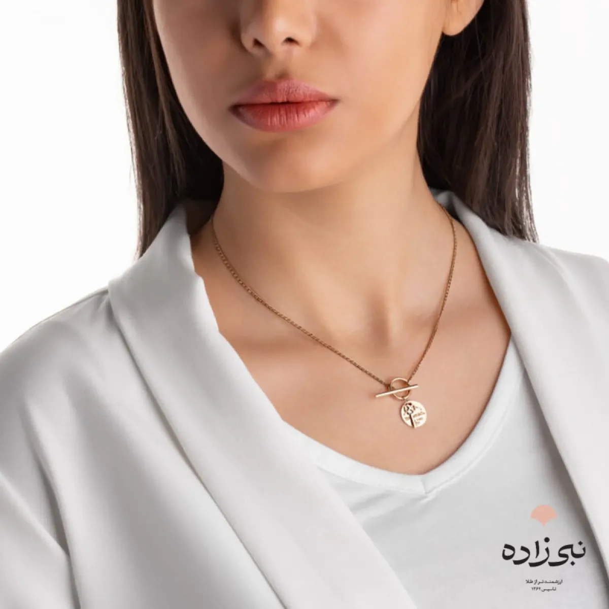 گردنبند تیفانی آویز کلید طلا N033