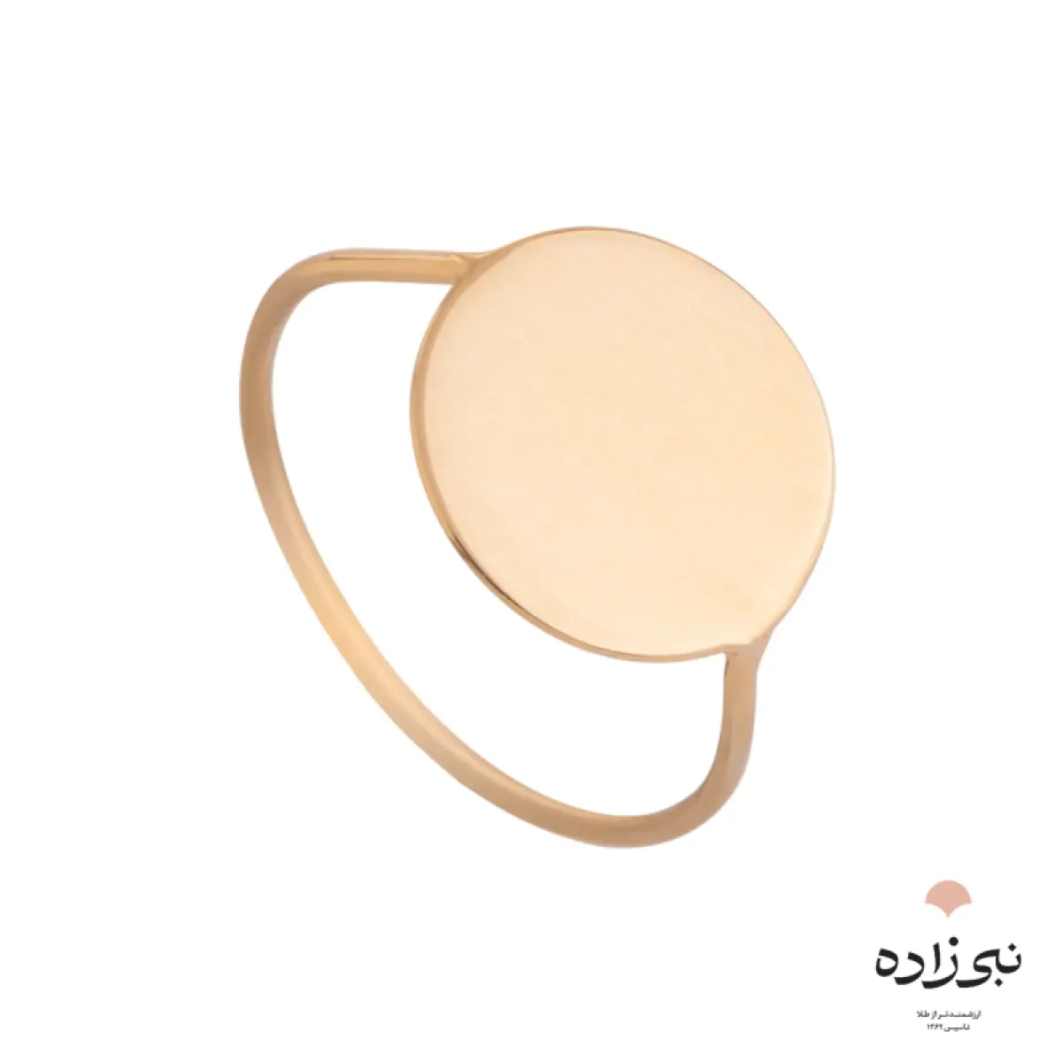 انگشتر دکوراتیو دایره طلا R023