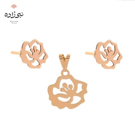 نیم ست لیزری گل رز H023