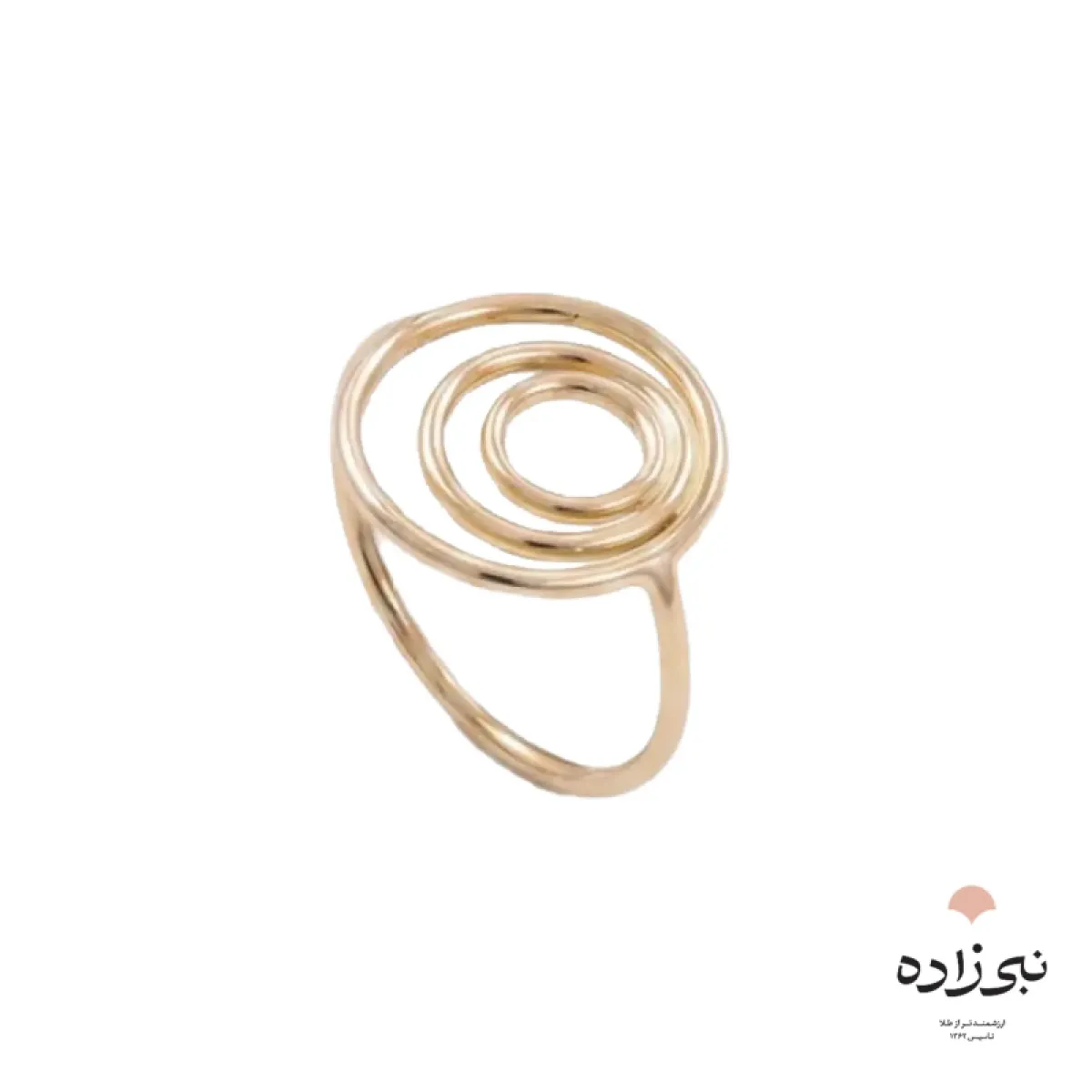 انگشتر دکوراتیو سه دایره R129