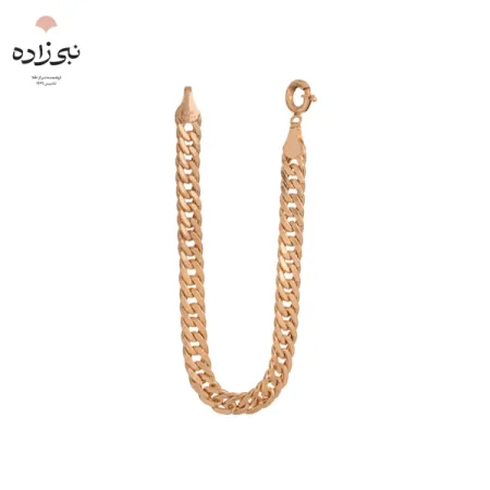 دستبند کارتیه کوبیده بافت چهار B153