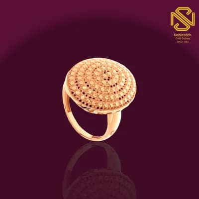 انگشتر آوا بیضی کوچک R068