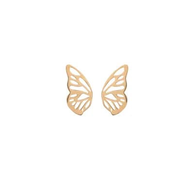 گوشواره میخی بال پروانه E104