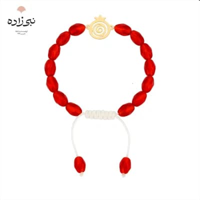 دستبند سنگی انار طلا B261