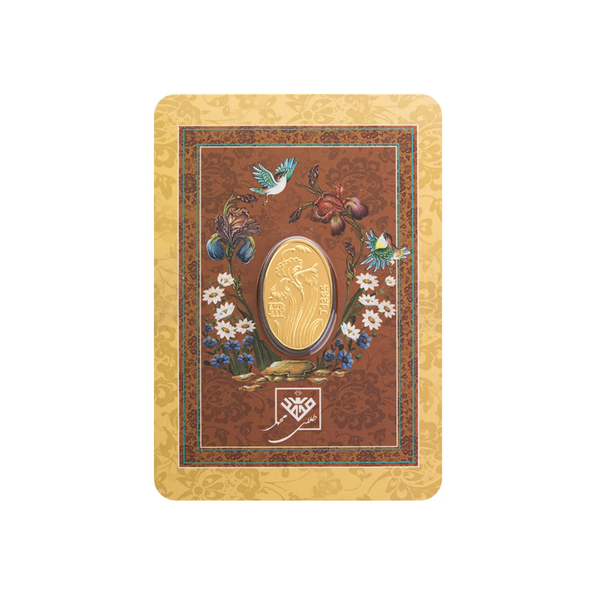شمش 24 عیار 200 سوت زنبق G038