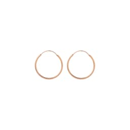 گوشواره حلقه ای ساده قطر 2 سانت E067