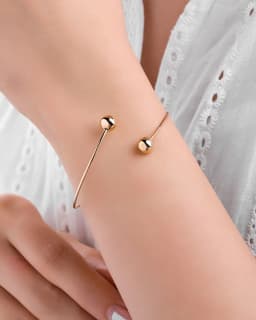 دستبند بنگل گوی طلا B031