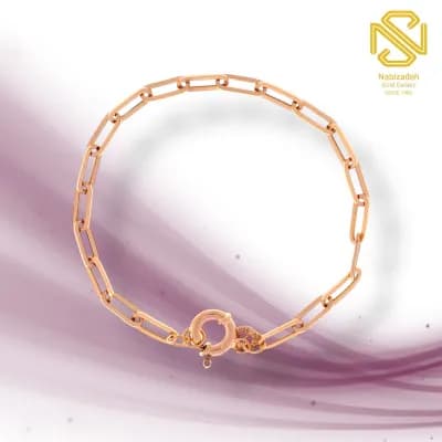 دستبند طلا اسپرینت بافت دو B016