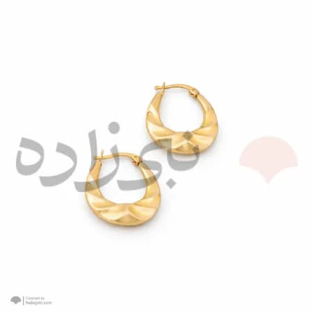 گوشواره چفتی آکوا بیضی پیچ E134