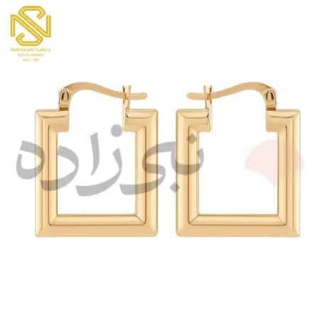 گوشواره چفتی آکوا مربع E118