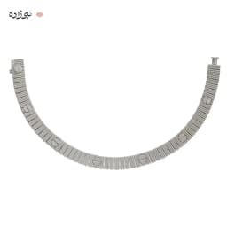 دستبند کارتیه لاو سفید لخت نیم پهن (unlimited) B254