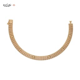 دستبند کارتیه لاو طلایی لخت نیم پهن (unlimited) B253