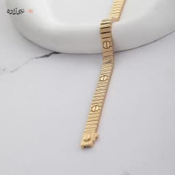 دستبند کارتیه لاو طلایی لخت نیم پهن (unlimited) B253