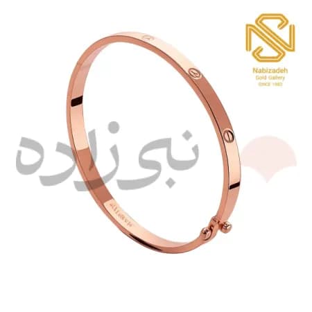 دستبند النگویی کارتیه رزگلد B073
