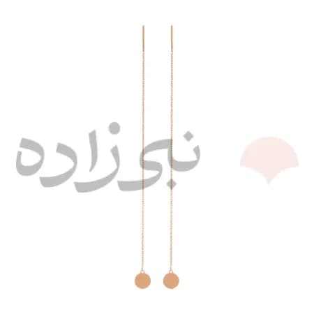 گوشواره بخیه ای دایره تو پر E061