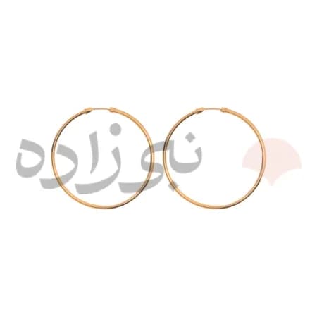 گوشواره حلقه ای ساده قطر 5 سانت E052