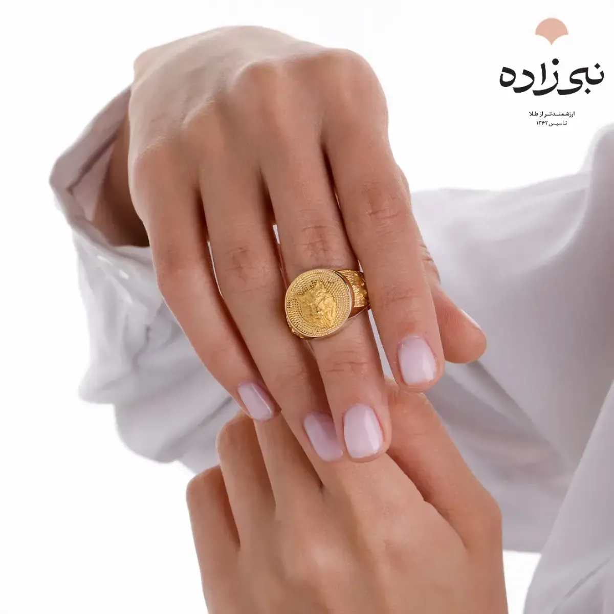 انگشتر مردانه گرگ طلا R094