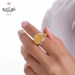 انگشتر مردانه شیر طلا R093
