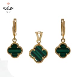 نیم ست ون کلیف سبز H028
