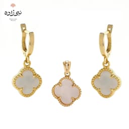 نیم ست ون کلیف سفید H027